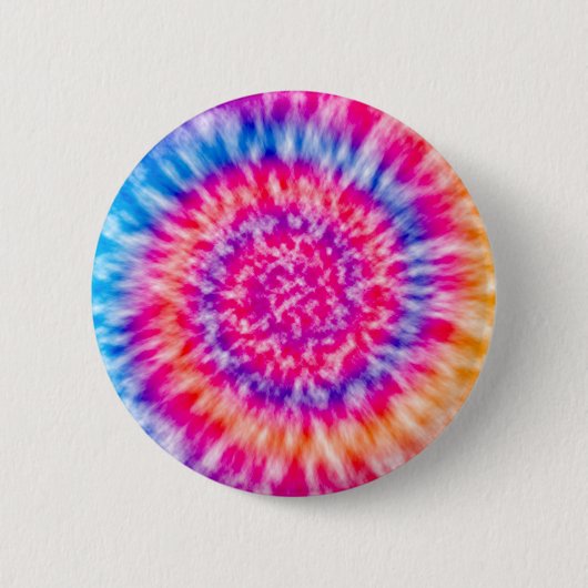 Tie Dye Ronde Button 5,7 Cm (Voorkant)