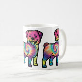 Tie Dye Rottweiler Koffiemok (Voorkant rechts)