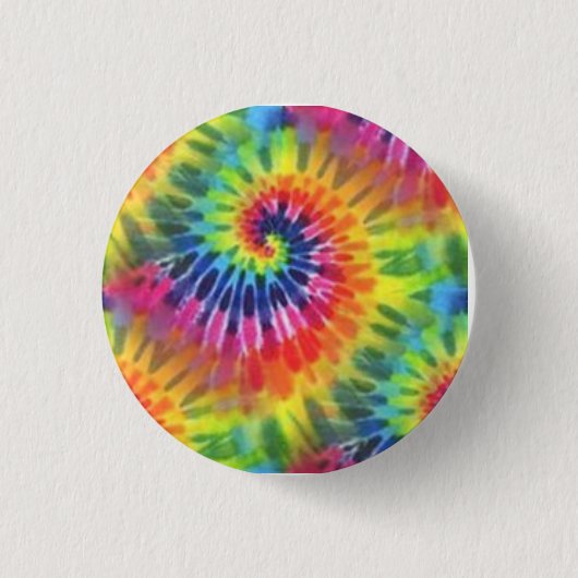 Tie Dye Round Button (Voorkant)