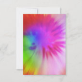 Tie Dye RSVP-kaarten RSVP Kaartje (Voorkant)