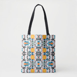 Tie Dye Seamless Pattern. Etnische Abstracte. Psyc Draagtas