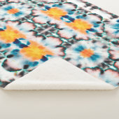 Tie Dye Seamless Pattern. Etnische Abstracte. Psyc Sherpa Deken (3/4)