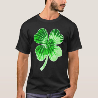 Tie Dye Shamrock St Patricks Day Funny Mannen Wome T-shirt