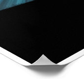 Tie Dye Silhouette Golfer Poster (Hoek)