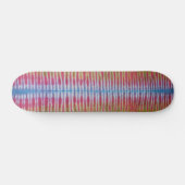 Tie Dye Skateboard - Bleu Stripe (Horz)