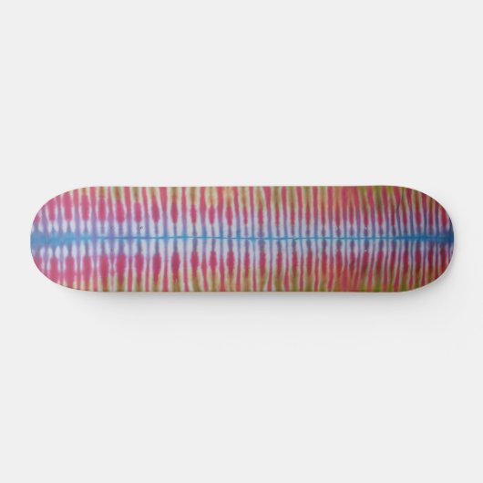 Tie Dye Skateboard - Bleu Stripe (Horz)