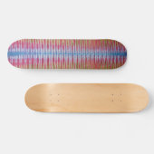 Tie Dye Skateboard - Bleu Stripe (Horz)