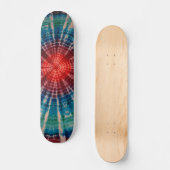 Tie Dye Skateboard - Blue Tiger Stripe (Recto)