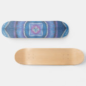 Tie Dye Skateboard - Cercles et Carrés (Horz)