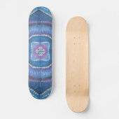 Tie Dye Skateboard - Cercles et Carrés (Recto)