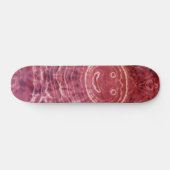 Tie Dye Skateboard - Purple Smiley Face (Horz)