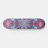 Tie Dye Skateboard - Rouge et Bleu (Horz)
