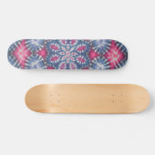 Tie Dye Skateboard - Rouge et Bleu (Horz)