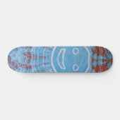 Tie Dye Skateboard - Smiley Face (Horz)