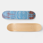 Tie Dye Skateboard - Smiley Face (Horz)
