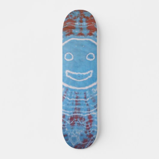 Tie Dye Skateboard - Smiley Face (Devant)