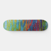 Tie Dye Skateboard - Tiger Stripe (Horz)