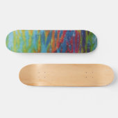 Tie Dye Skateboard - Tiger Stripe (Horz)