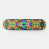 Tie Dye Skull Dead Zombie Skateboards (Horizontaal)