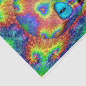 Tie Dye Skull Dead Zombie Undode Weefpapier Tissuepapier (Detail)