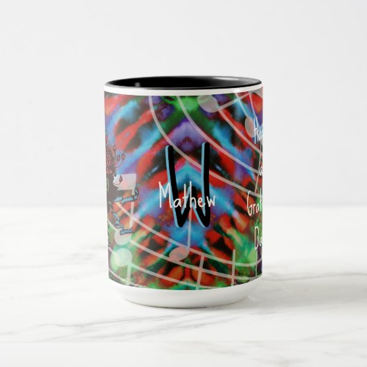 Tie Dye Skull met Rozen Mok (Midden)