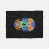 Tie Dye Sky Custom Fleece Blanket (Voorkant (Horizontaal))
