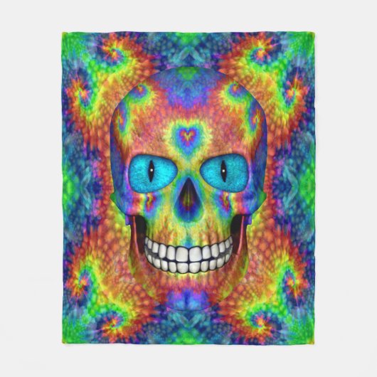 Tie Dye Sky Custom Fleece Blanket 3 maten (Voorkant)