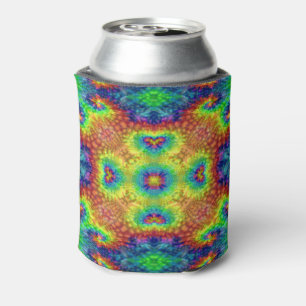 Tie Dye Sky Fractal Kaleidoscope Blikjeskoeler