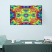 Tie Dye Sky  Fractal Kaleidoscope Spandoek (Beurs)