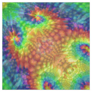 Tie Dye Sky Fractal Kaleidoscope Stof