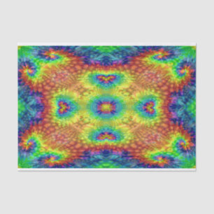 Tie Dye Sky  Fractal Kaleidoscope Tissuepapier