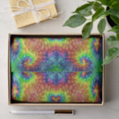 Tie Dye Sky  Fractal Kaleidoscope Tissuepapier (Geschenk)