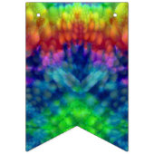 Tie Dye Sky  Fractal Kaleidoscope Vlaggetjes (Derde vlag)