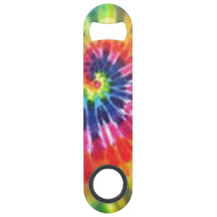 Tie dye speed flessenopener