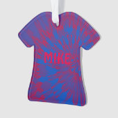 Tie Dye Spiral Bleu et Rouge (devant)