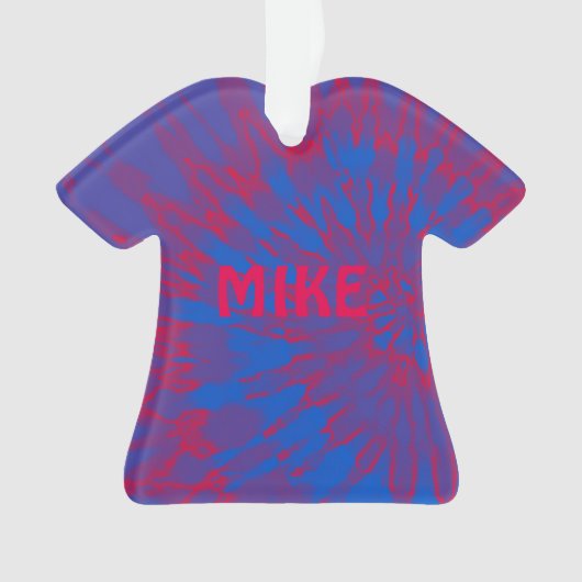 Tie Dye Spiral Bleu et Rouge (devant)