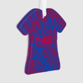Tie Dye Spiral Bleu et Rouge (devant)