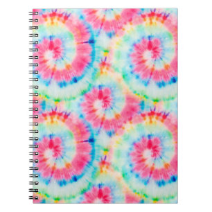 Tie Dye Spiral. Prachtige Waterverf Dirty Art. Sw Notitieboek