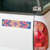 Tie Dye Star Bumpersticker (Op Truck)
