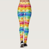 Tie Dye Star Leggings (Achterkant)