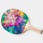 Tie Dye Starburst Tafeltennisbatje (Zijkant)
