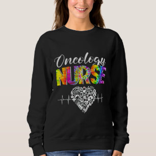 Tie Dye Stethoscoop Oncologie Verpleegdags Scr. Trui