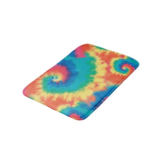 Tie Dye Stijl Badmat (Gekanteld)