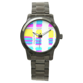 Tie Dye stijl print, Horloge