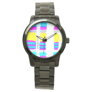 Tie Dye stijl print, Horloge