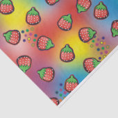 Tie Dye Strawberry Fields Tissuepapier (Detail)