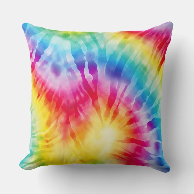 Tie Dye Stripes Kussen (Voorkant)