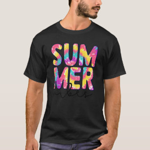 Tie Dye Summer Vibes Hawaii Beach Summer Vacking T-shirt