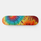 Tie Dye Swirl Monogram Skateboard (Horizontaal)