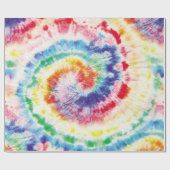 Tie Dye Swirl. Naadloze tiedye Pattern. Fabric Mu Cadeaupapier (Vlak)